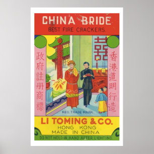 China Bride (Vintage Chinese Firecracker) Poster