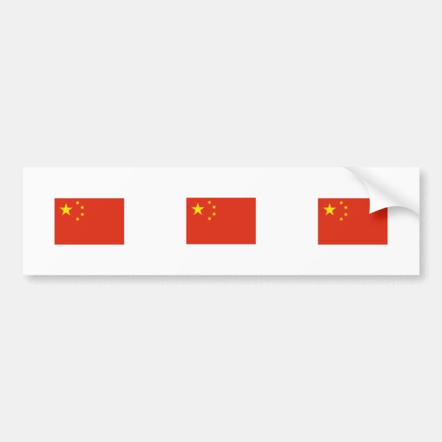 China Bumper Sticker (Front)