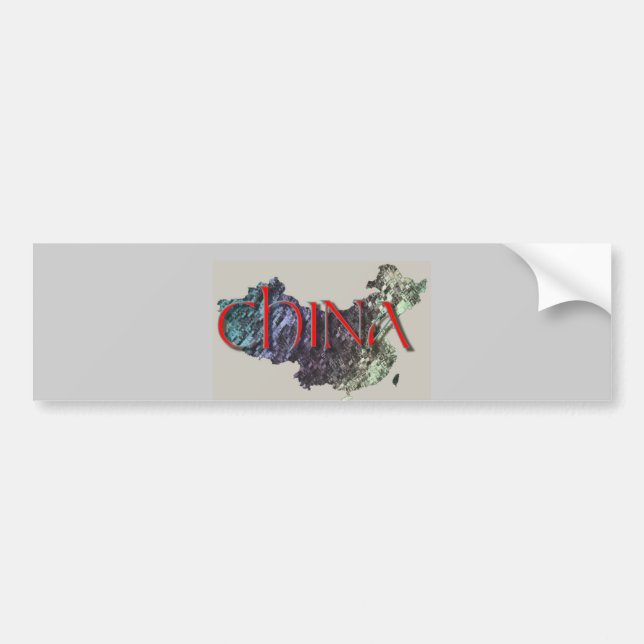 China Bumper Sticker (Front)