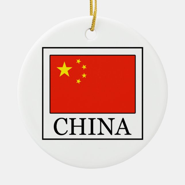 China Ceramic Tree Decoration (Front)