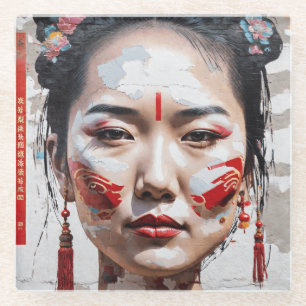 China Chic Glass Coaster