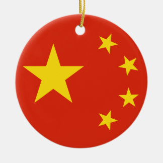 China Chinese Flag People's Republic of China Flag Ceramic Tree Decoration