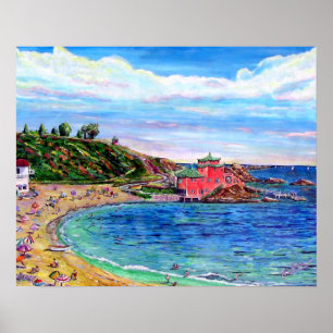 China Cove Newport Beach Poster
