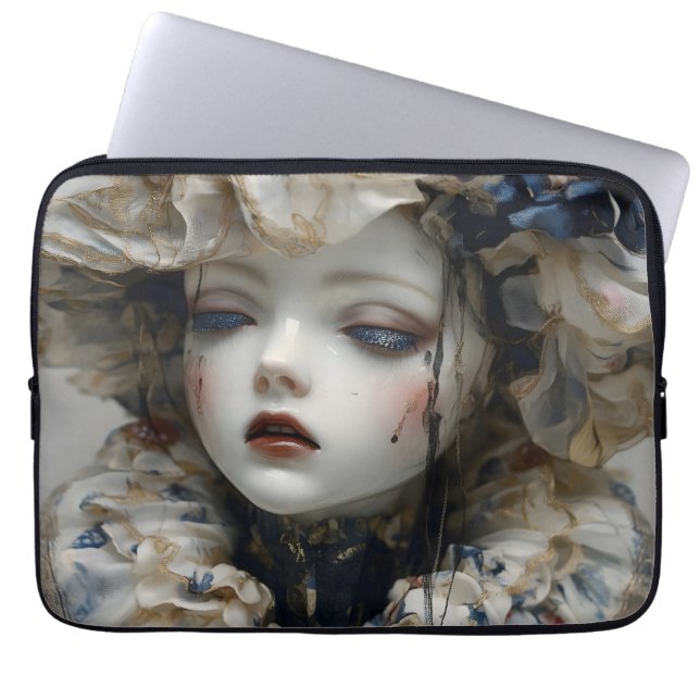 China Doll Laptop Sleeve (Front)