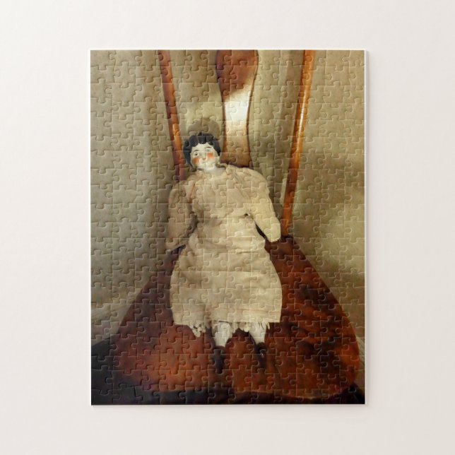China Doll on Chair Jigsaw Puzzle (Vertical)