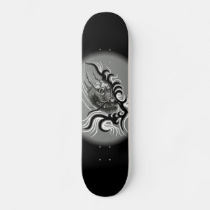 China-Drache in Tattoo Style Skateboard