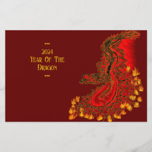 China Dragon , 2024 Year Of The Dragon Flyer