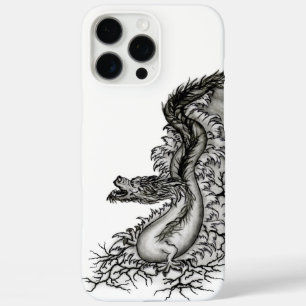 China Dragon, Black and white Design in Tattoostyl iPhone 16 Pro Max Case