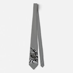 China Dragon in Tattoo styles Tie