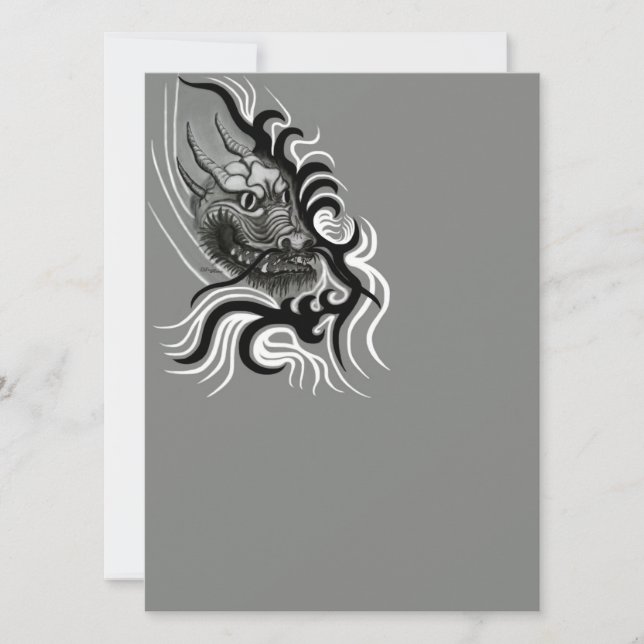 China Dragon in Tattoostyle (Front)