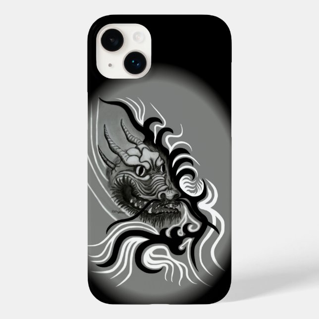 China Dragon in Tattoostyle Case-Mate iPhone Case (Back)