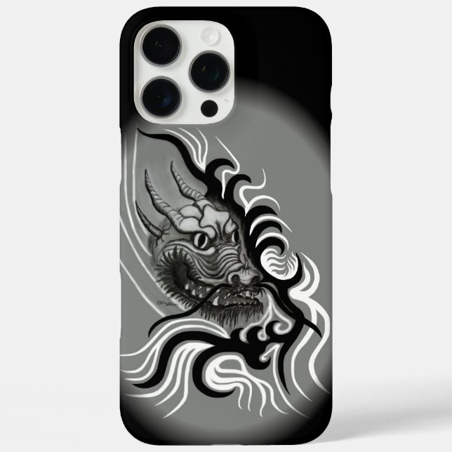 China Dragon in Tattoostyle Case-Mate iPhone Case (Back)