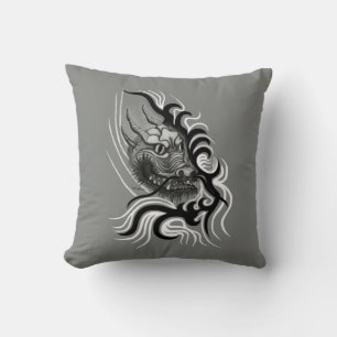 China Dragon in Tattoostyle Cushion