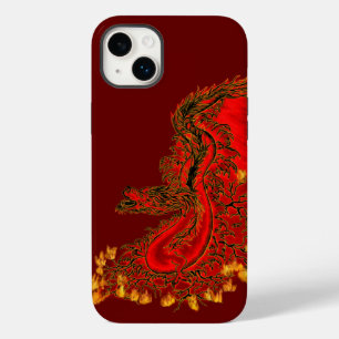 China Dragon red and gold design Case-Mate iPhone 14 Plus Case