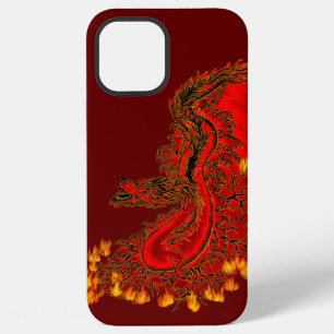 China Dragon red and gold design iPhone 12 Pro Max Case