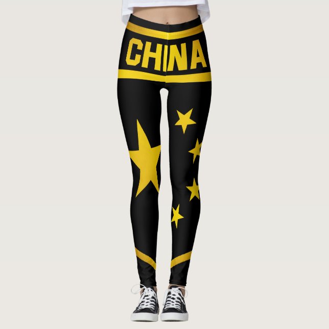 China Emblem Leggings (Front)