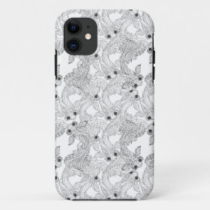 China Fish Doodle Case-Mate iPhone Case