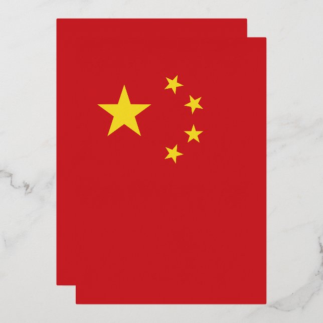 China flag (Front/Back)