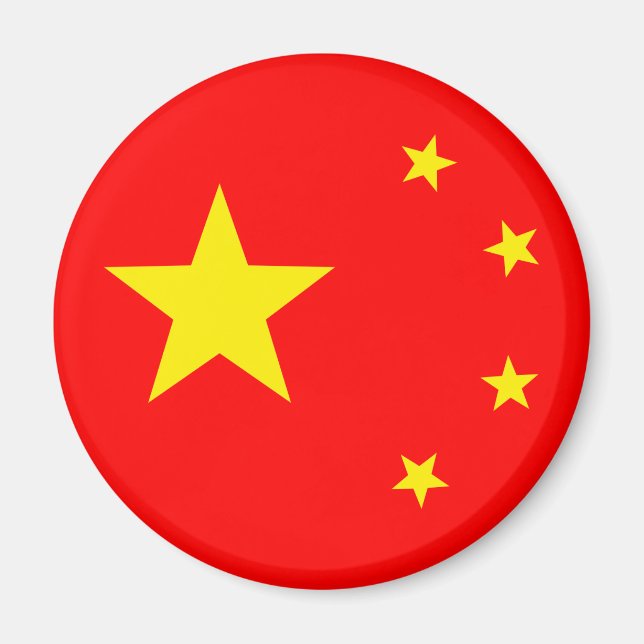 China Flag "Classic" Magnet (Front)