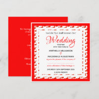 CHINA FLAG Custom Patriotic Square Wedding  婚礼