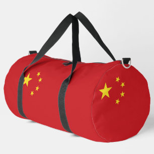 China flag duffle bag