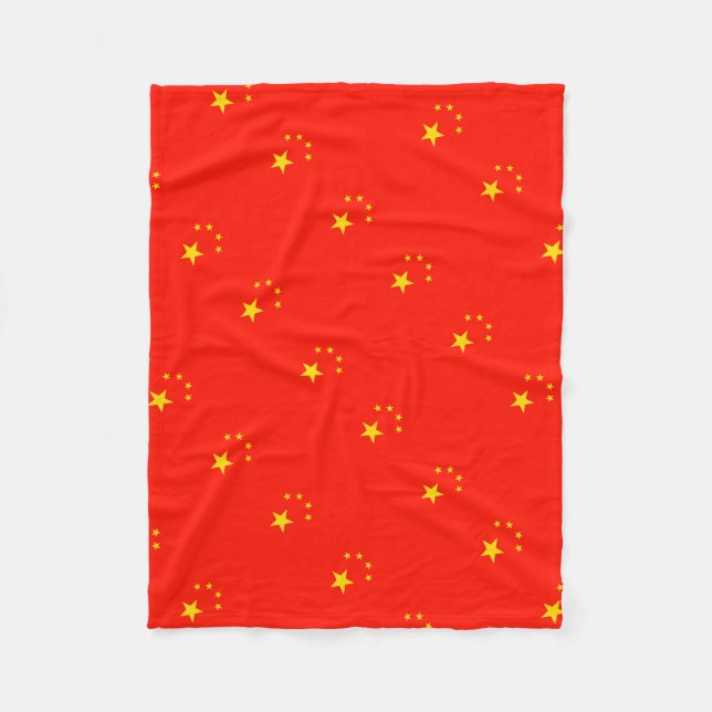 China Flag - High Quality Fleece Blanket (Front)