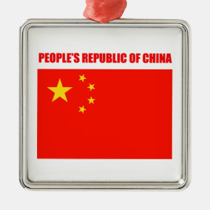 China Flag High Quality Metal Tree Decoration