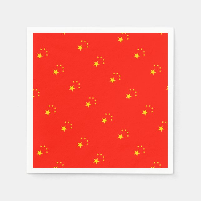 China Flag - High Quality Napkin (Front)