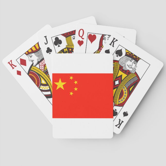 China Flag - High Quality Playing Cards (Back)