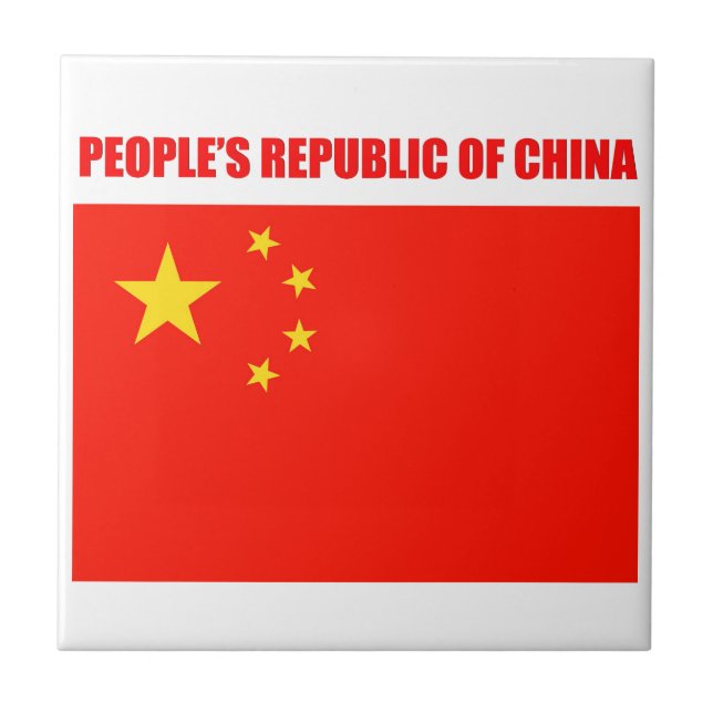 China Flag High Quality Tile (Front)