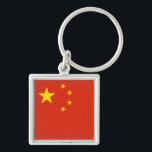 China Flag Keychain<br><div class="desc">Keychain with the Flag of the People's Republic of China.</div>