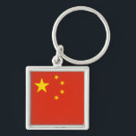 China Flag Keychain<br><div class="desc">Keychain with the Flag of the People's Republic of China.</div>