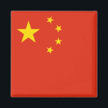 China Flag Magnet<br><div class="desc">Magnet with the Flag of the People's Republic of China.</div>