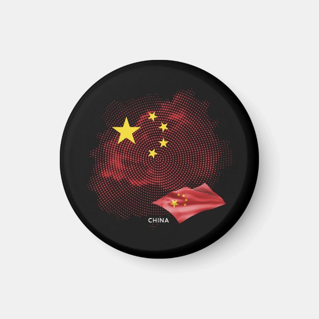 China flag magnet (Front)