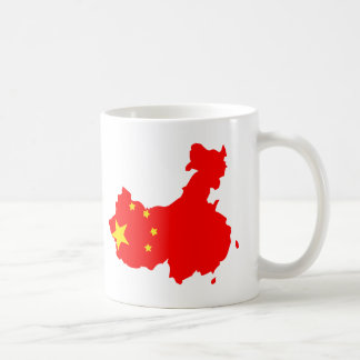 China flag map coffee mug