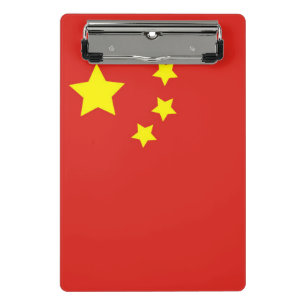China Flag Mini Clipboard