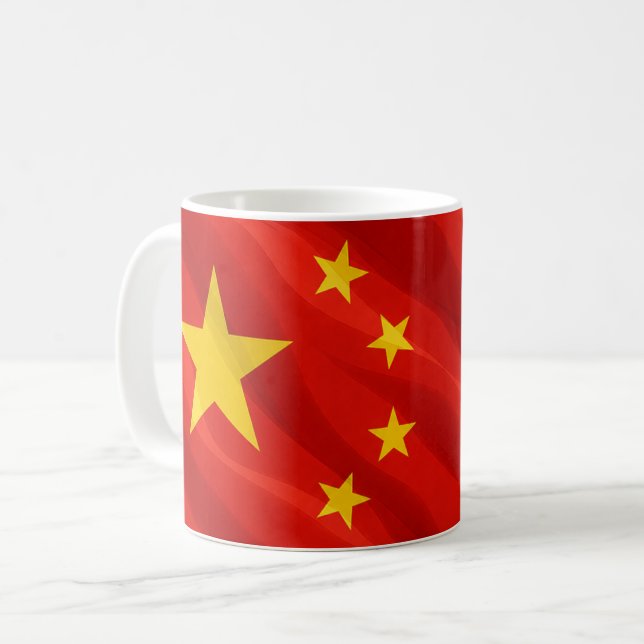 China Flag Mug (Front Left)