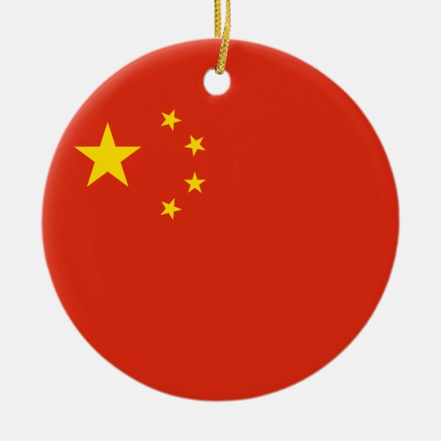 China Flag Ornament (Front)