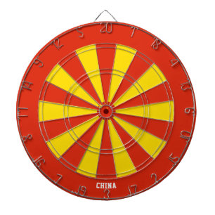 China Flag Patriot's Bullseye Dartboard