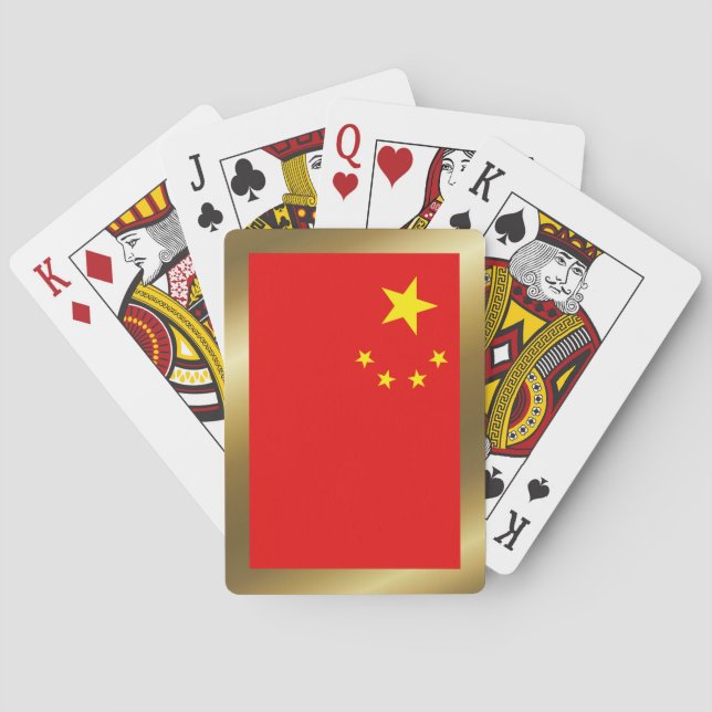 China Flag Playing Cards (Back)