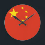 China Flag Round Clock<br><div class="desc">China Flag Product. Best in it's quality.</div>