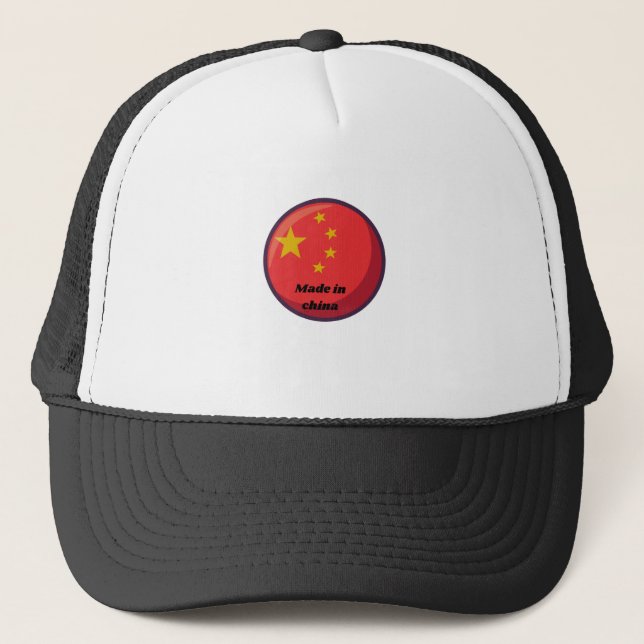 China flag simbol trucker hat (Front)