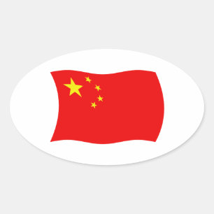 China Flag Sticker