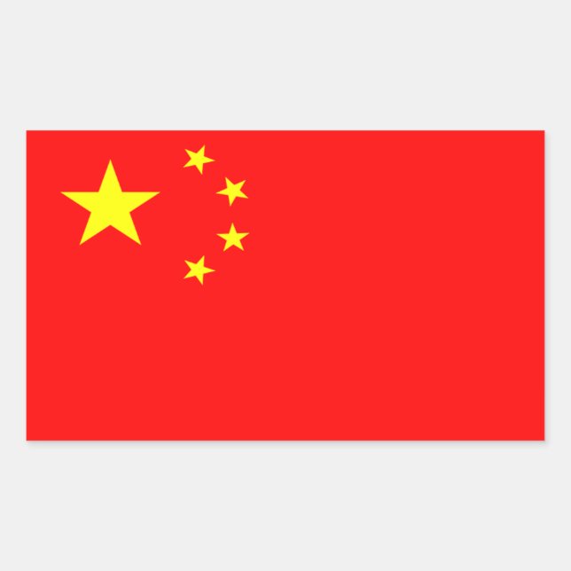 China Flag Sticker (Front)