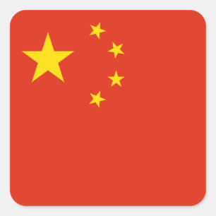 China Flag Sticker