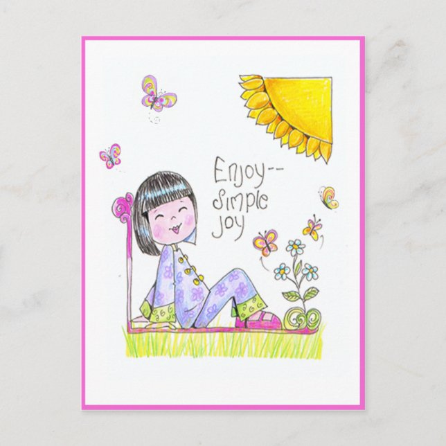 China Girl Postcard (Front)