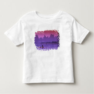 China, Guanxi. Li river single cormorant Toddler T-Shirt
