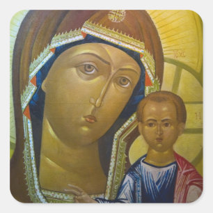 CHINA, Heilongjiang Province, Haerbin 3 Square Sticker