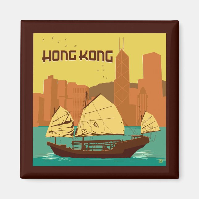 China | Hong Kong Magnet (Front)