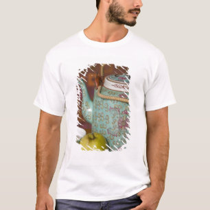 China, Hong Kong. Traditional Chinese teapot & 2 T-Shirt